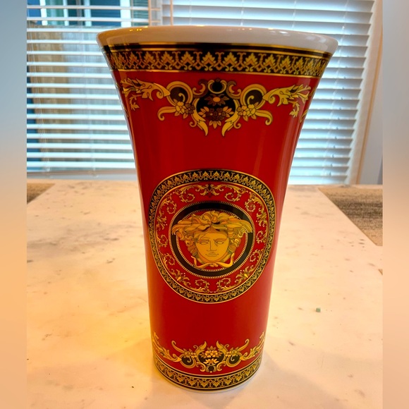 Versace Art Versace Large Porcelain Vase Medusa By Rosenthal Poshmark